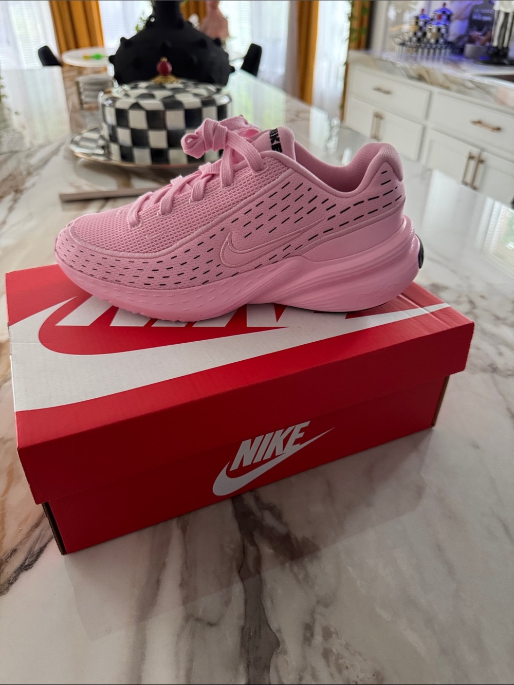 Nike Kids Pink Breathable Running Sneakers